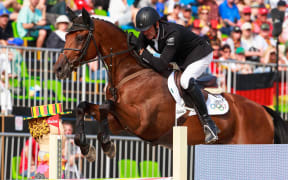Sir Mark Todd competing on Leonidas II at the Rio Olympics