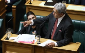 New Zealand First leader Winston Peters in the House