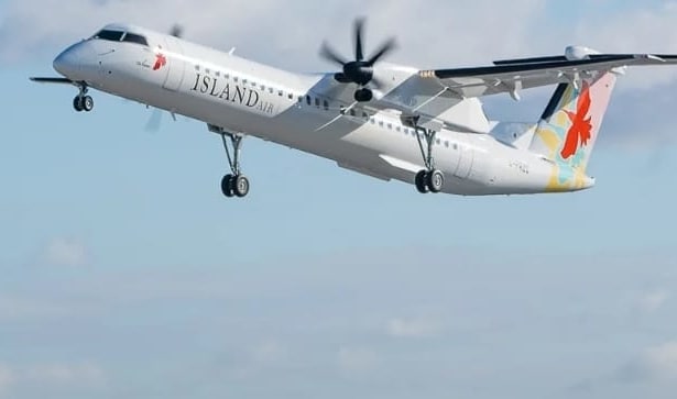 One of the Bombardier Q400s of Bill Ravel's company Islands Airline which is aiming to be in the polynesian sky by the end of 2020