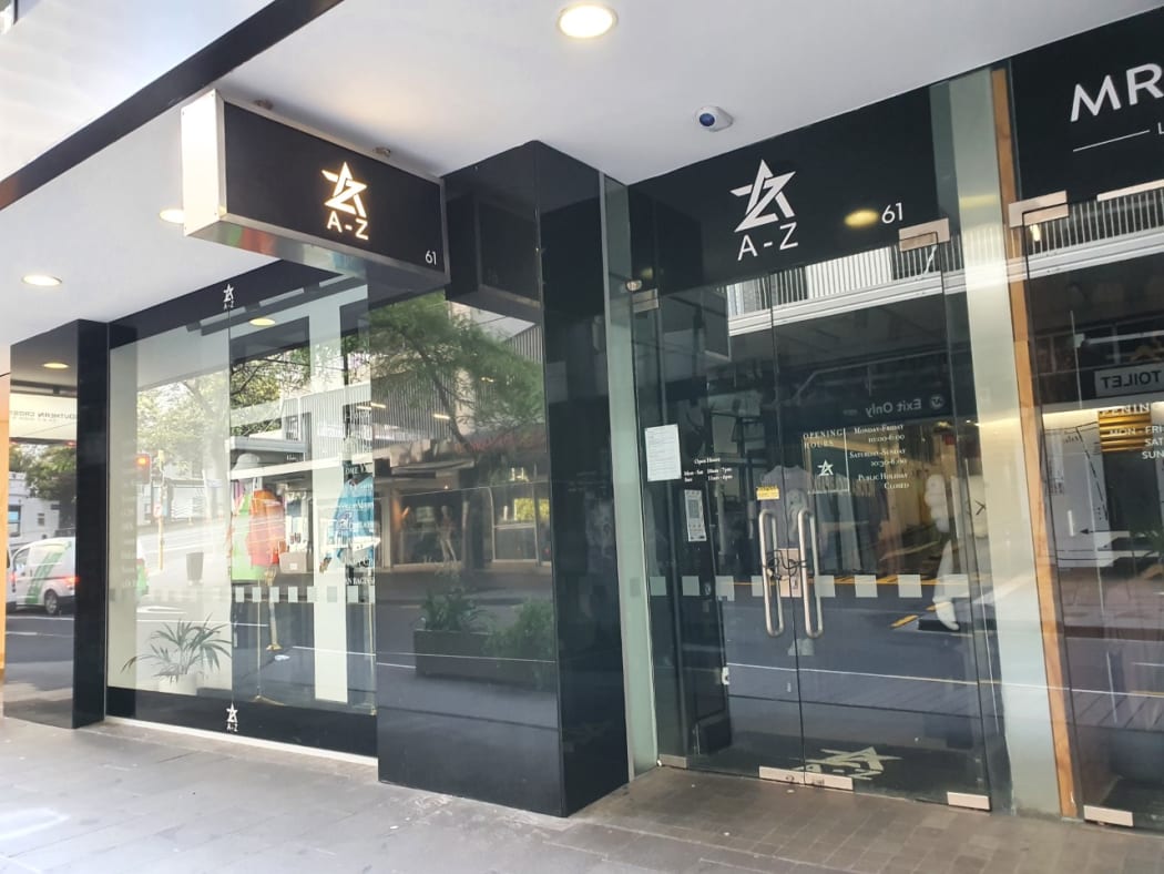 A-Z Collections clothing store on High Street was closed on Friday 13 November.