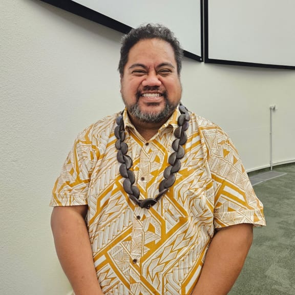 Chair of the Ōtara-Papatoetoe Local Board, Apulu Reece Autagavaia.
