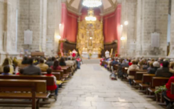 Christian ceremony of the sacred mass.