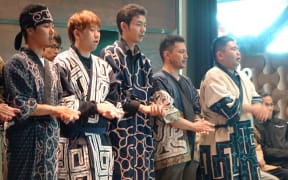 Ainu delegation
