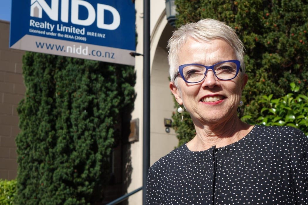 Dunedin real estate agent Liz Nidd. She is also the Otago spokesperson for the Real Estate Institute.