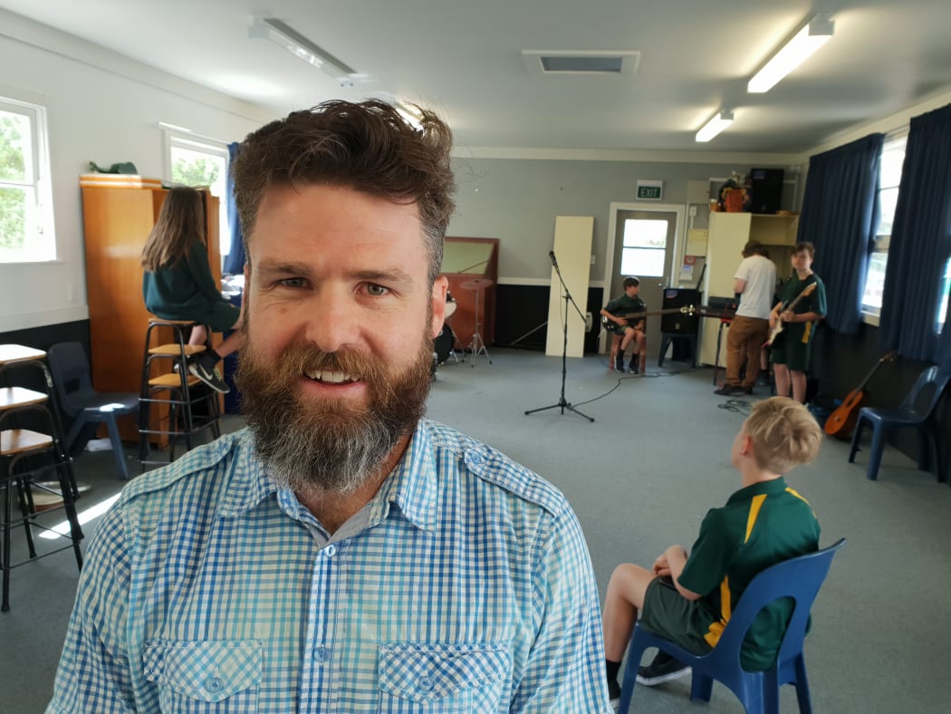 Jamie Hoare from South Wellington Intermediate is leaving teaching because of the workload.