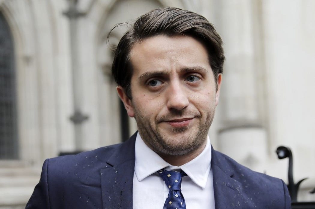 Businessman Marcus Ball, who crowd-funded a private initiative to bring Conservative MP Boris Johnson to court over his Brexit claims During the 2016 referendum, arrives at the Royal Courts of Justice, Britain's High Court, in London on June 7, 2019.