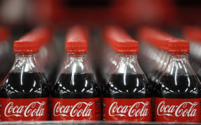 SALT LAKE CITY, UT - FEBRUARY 10: Bottles of Coke-Cola wait to be shipped out at a Coco-Cola bottling plant on February 10, 2017 in Salt Lake City, Utah. Current Coke president James Quincey will become CEO on May 1.   George Frey/Getty Images/AFP