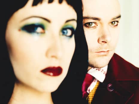 Fiona McDonald and Paul Casserly in a Strawpeople video