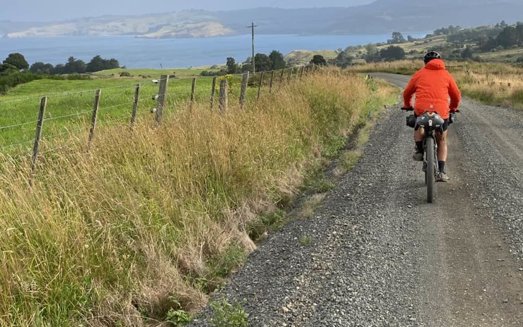 Dave King en route on the Great Southern Brevet trail