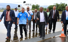 Prime Minister Marape Arrives in Honiara for Honiara Summit 2025