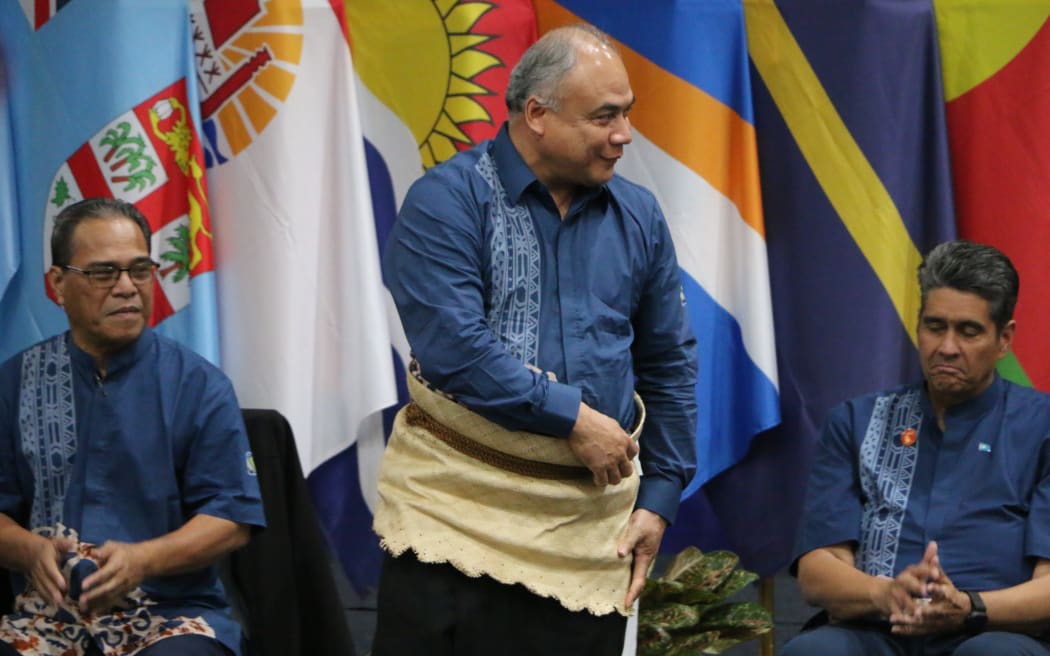 Dr 'Aisake Eke. Pacific Islands Forum 2025