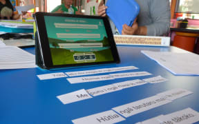 iPad with app