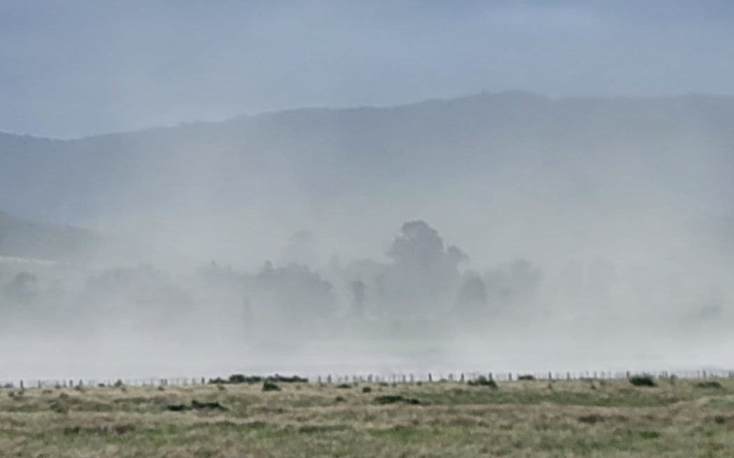 There are about a dozen "bad days" for dust each year in the lower Waiapu Valley, north of Gisborne, resident Graeme Atkins says.