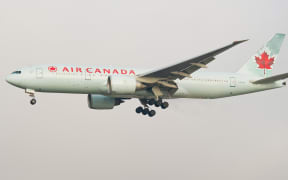 A Boeing 777-200 from the Canadian national airline Air Canada.