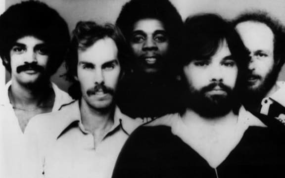 The American band Little Feat in 1975