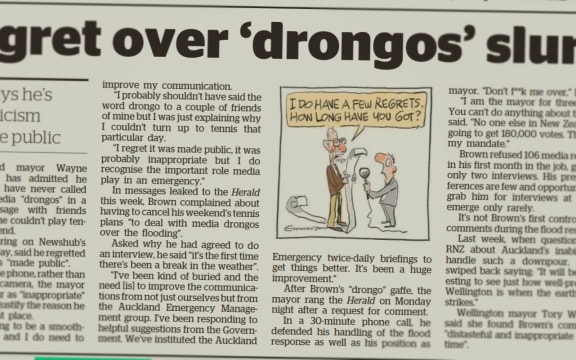 Wayne Brown's blurts created unfortunate headlines - and amlif9ied criticism of communications failures during Auckand's emergency.