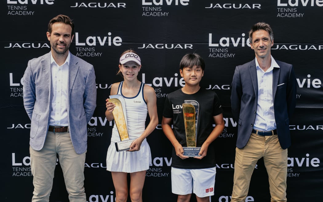 Auckland youngsters, Una Misic, 10, and Liam Youn, 13, were crowned the winners of The Road to the ASB Classic.