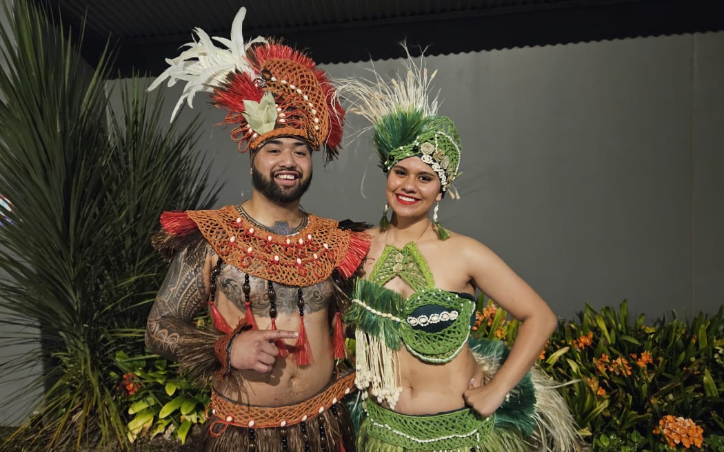 Lutenent Manavaroa and Tiana Teava