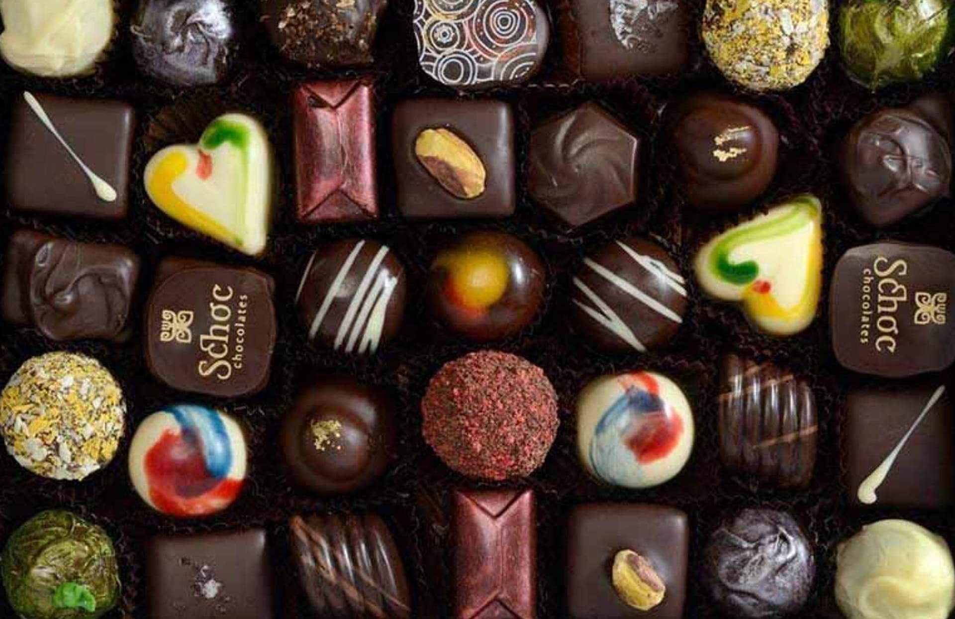 A selection of chocolates
