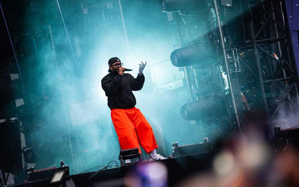 Kendrick Lamar performing at the international hip-hop festival Rolling Loud in Rotterdam Ahoy, the Netherlands, on 30 June, 2023.