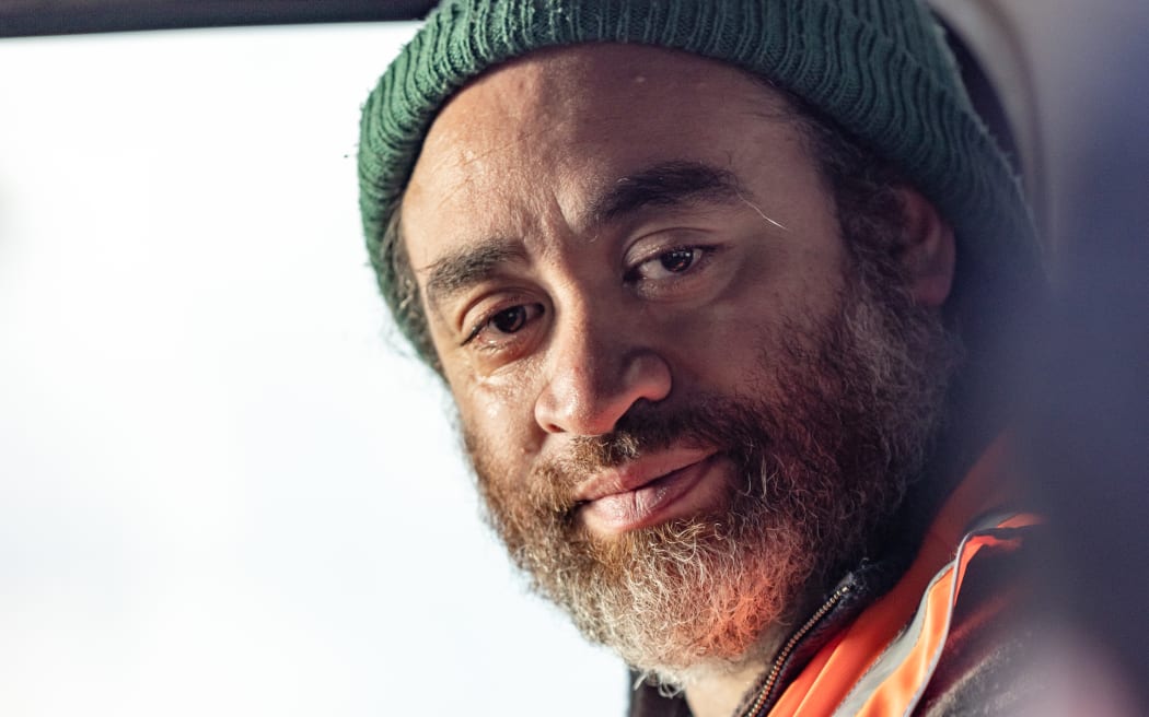 Brendon (Tainui Tukiwaho) looks at his son.