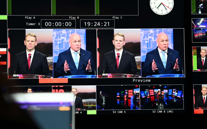 Watch it in full: TVNZ's Chris Hipkins v Christopher Luxon leaders ...