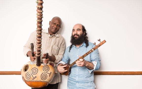 Kiya Tabassian and Ablaye Cissoko of Canadian ensemble Constantinople
