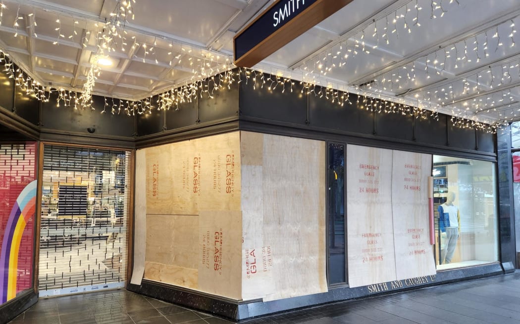 Smith and Caughey's department store on Auckland's Queen's Street was been targeted by ram raiders on 12 June.