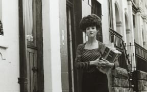juanita neilsen editor and publisher of Now newspaper in Potts oint on 4 October 1974 SMH NEWS pic by NIGEL MCNEIL