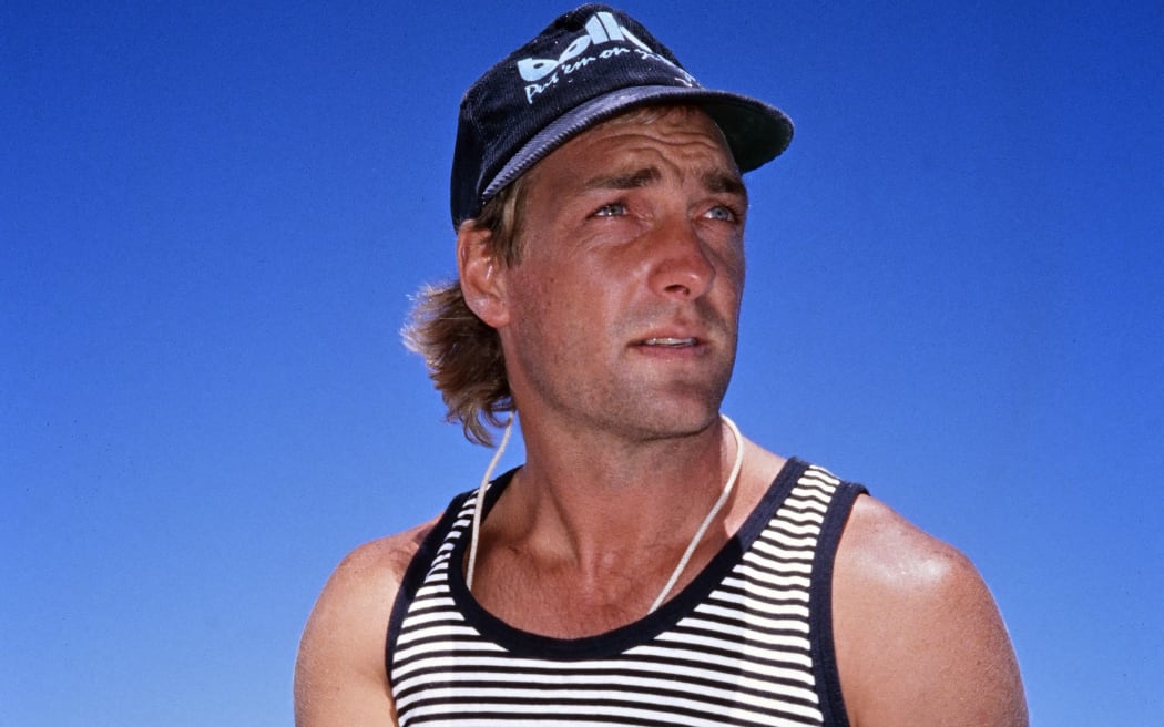 David Barnes at the 1987 America's Cup in Fremantle, Australia.