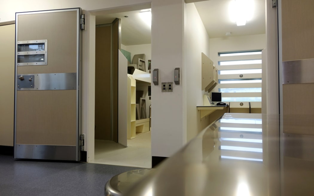 A cell block at Auckland South Corrections Facility.