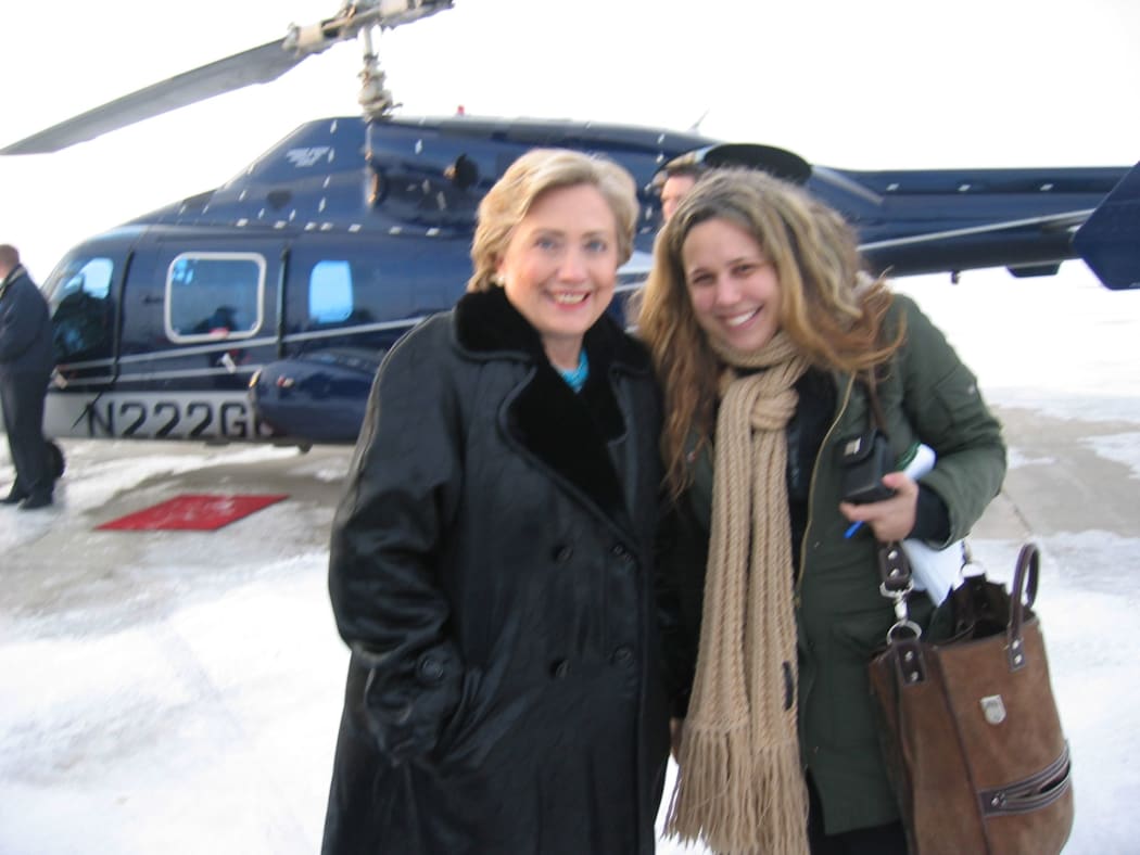 Hillary Clinton and Amy Chozick
