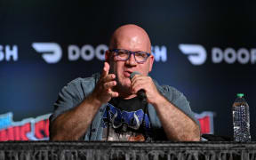 NEW YORK, NEW YORK - OCTOBER 14: David Sobolov speaks at the One Piece Dub Villains panel during New York Comic Con 2023 - Day 3 at Javits Center on October 14, 2023 in New York City.   Bryan Bedder/Getty Images for ReedPop/AFP (Photo by Bryan Bedder / GETTY IMAGES NORTH AMERICA / Getty Images via AFP)