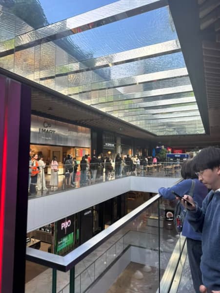 Queues formed outside Pop Mart in Westfield Newmarket on 2 May, 2025, as Labubu fans sought to get their hands on the latest edition.