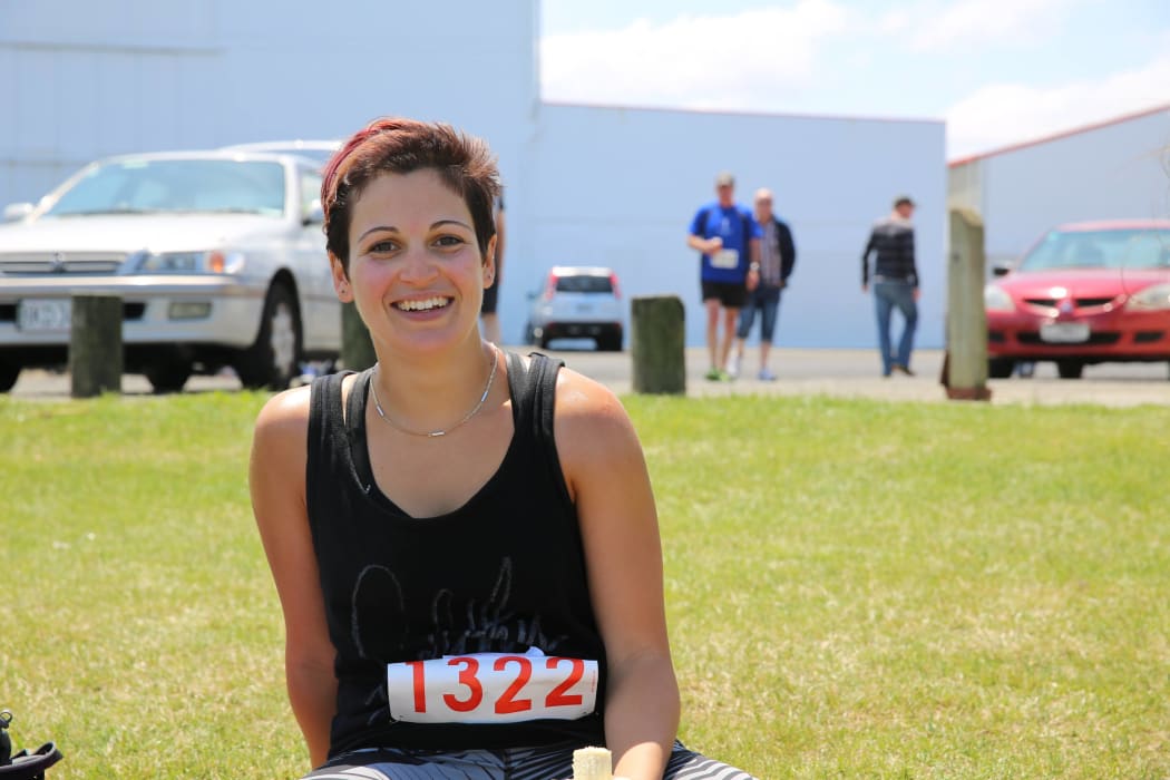 Elation after the race
