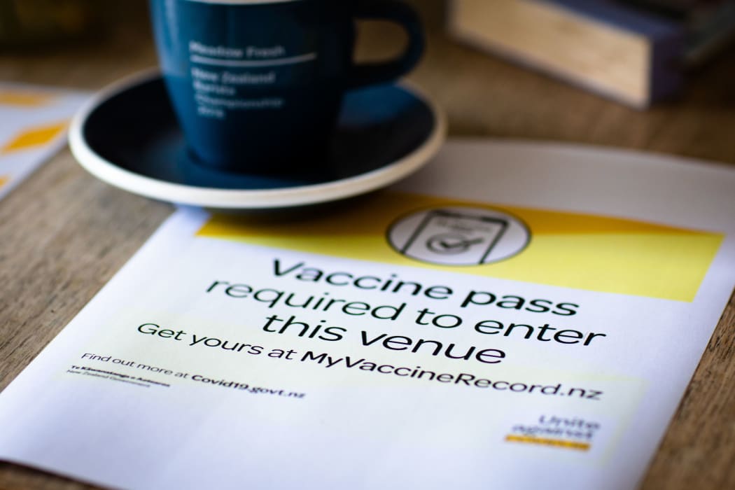 Vaccine Pass Requirement Sign