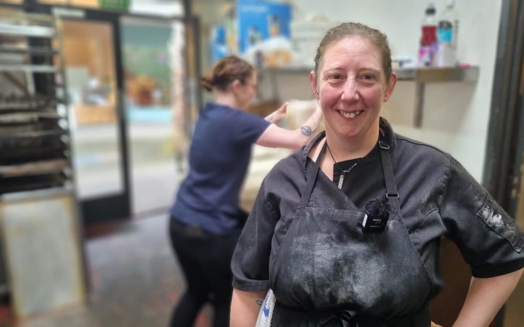 Piccolo Morso bakery manager Terri Clarke says their custard squares live up to the hype.