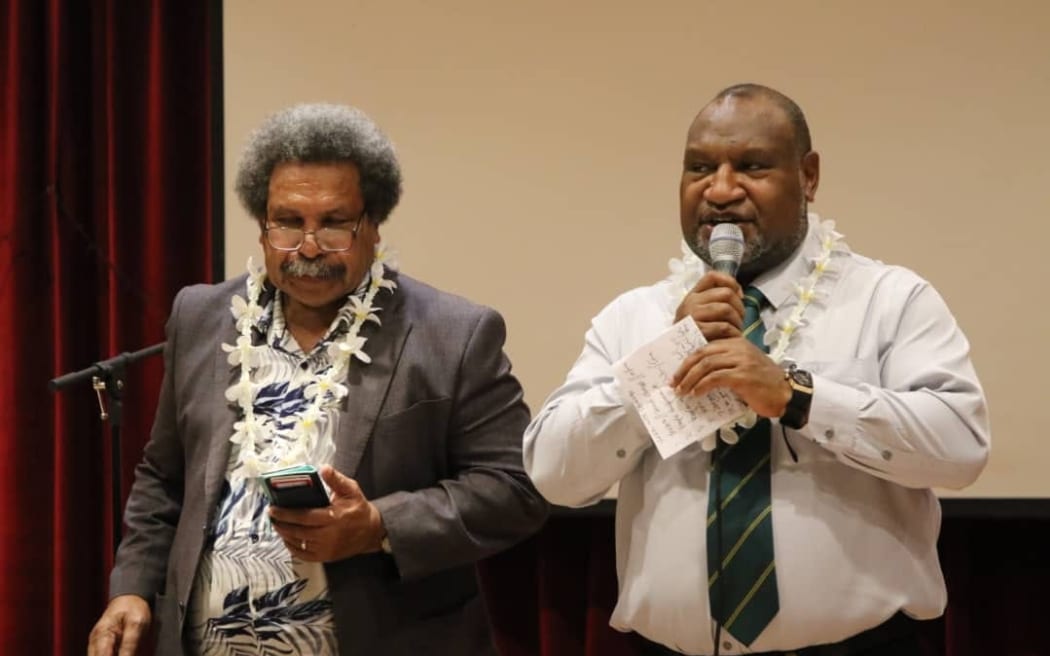 Prime Minister James Marape, right, has acknowledged that the churches have made an invaluable contribution to nation-building in Papua New Guinea.