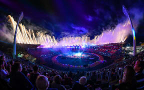 Fireworks complete the closing ceremony of the 2018 Commonwealth Games.
