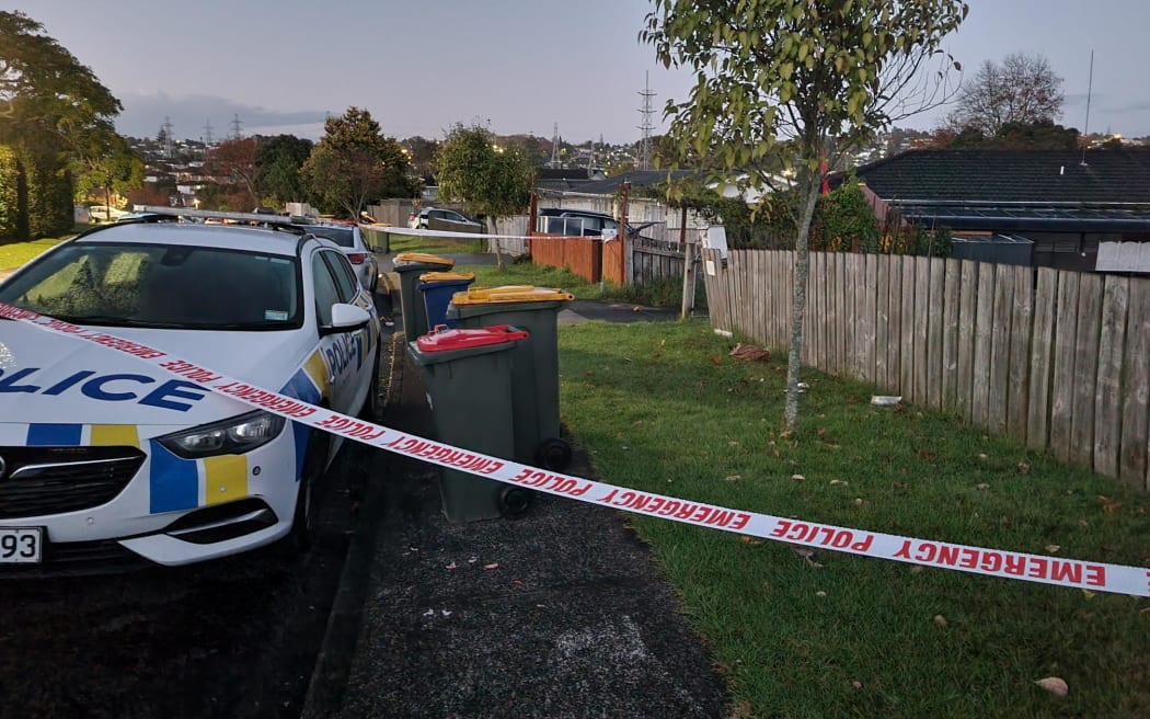 Police were called to Vina Place, Massey, about 7.30pm on Wednesday after reports a shot had been fired.