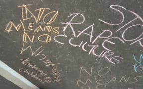Messages left at the Wellington march.