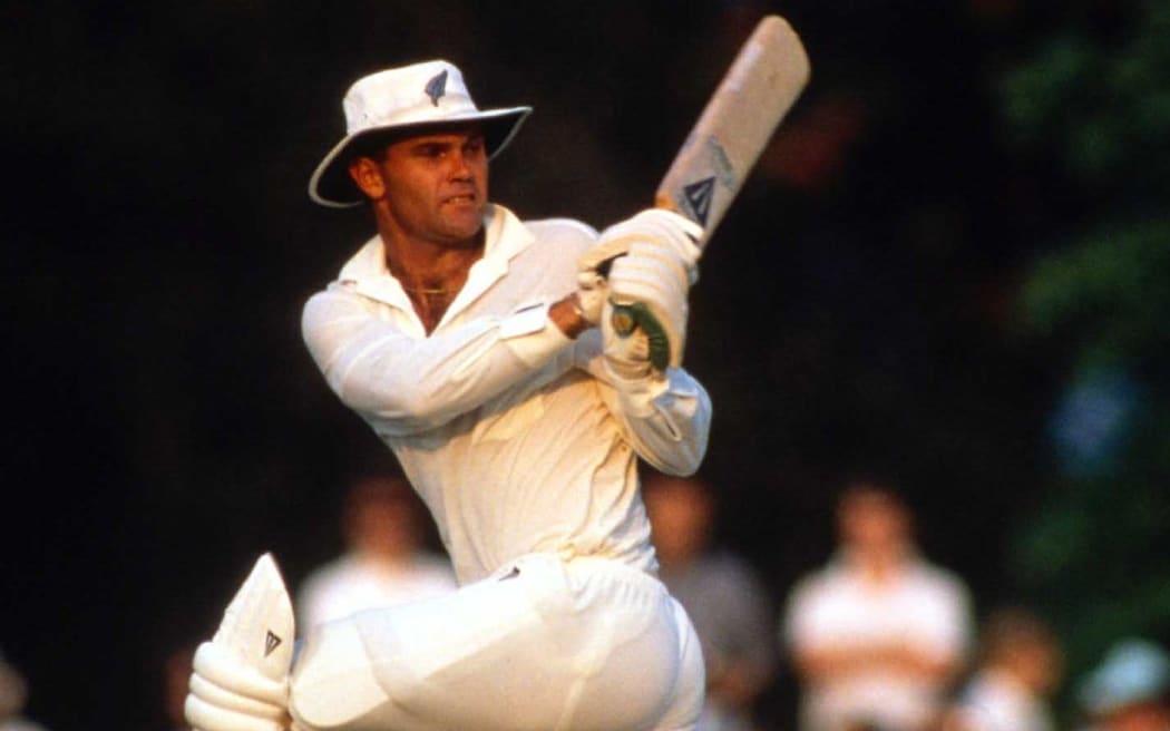 Martin Crowe playing against England in 1992.