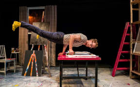 New Zealand physical theatre performer Thom Monckton in The Artist.