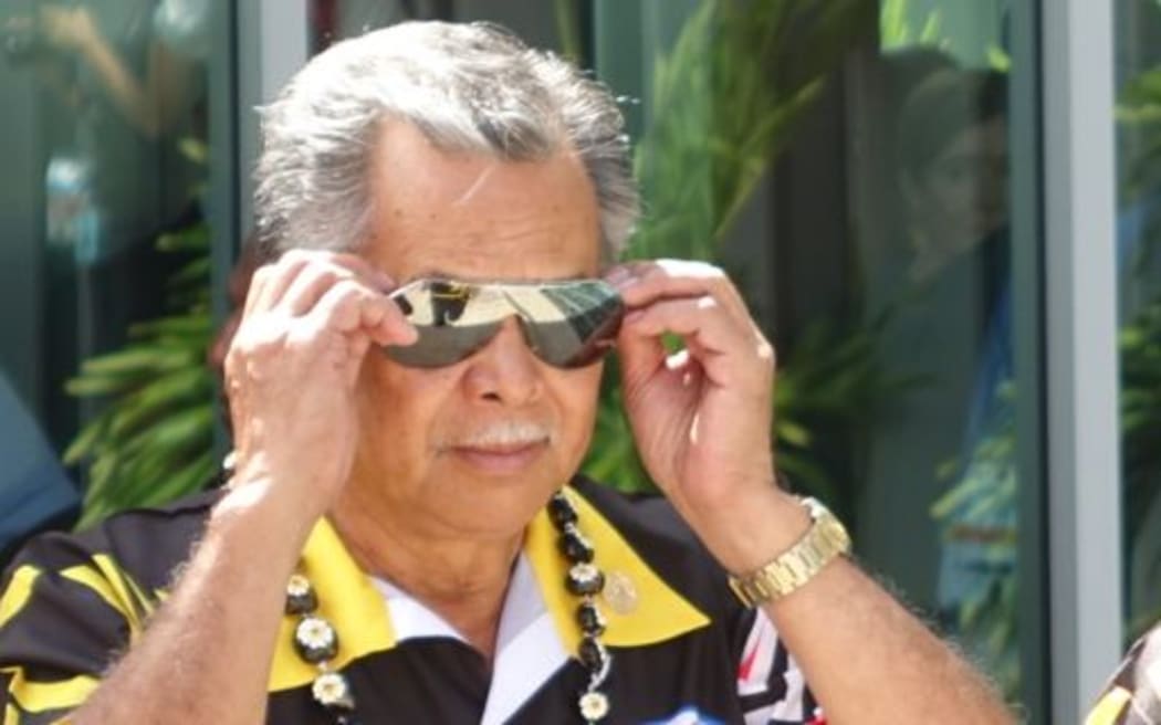 Cook Islands Prime Minister Henry Puna