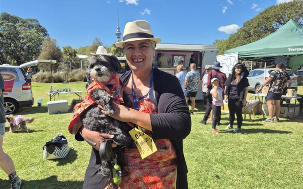 Auckland Councillor Josephine Bartley entered the contest with her Shih Tzu Milo.