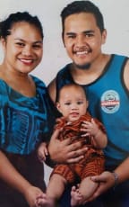 Jeremiah Malaki Tauili'ili with his family.