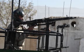 A Pakistani Frontier Police constable on guard (file photo), 2016.