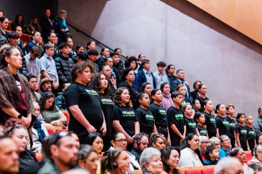 Hundreds have gathered for the te reo Māori symposium.
