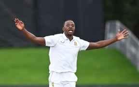 South Africa's Kagiso Rabada celebrates