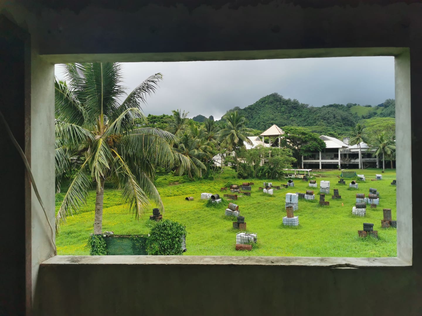 Positioned on prime and precious Rarotonga soil, the derelict Sheraton Hotel